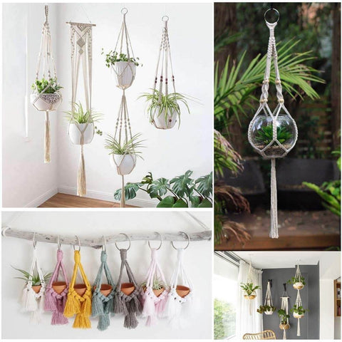 Heavy Duty 2 Inch Macrame Rings Set Built Tough With Welded O Rings 50mm Outer Diameter 5mm Wire Thick used in plant hangers.