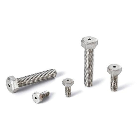Made in Japan SVHS-M3-6 NBK Hexagon Head Bolts with Ventilation Hole- 10 Vacuum Vented screws - VXB Ball Bearings