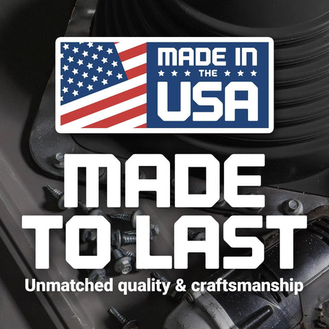 Made in USA label on Square EPDM Metal Roof Pipe Flashing Boot Fits 5-1/2 to 11-1/2 Inch Pipe OD