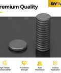 90 Magnetic Adhesive Dots Ceramic Magnets 0.7 Inch With Sticky Backing for Heavy Duty Crafts, stack of ceramic magnets