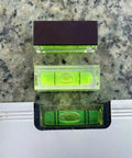 Magnetic Square Bubble Spirit Levels Set 3 Pack Mini Acrylic Level Tool For Precise Horizontal And Vertical Alignment LAIESYA