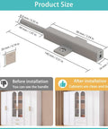 Push To Open Cabinet Hardware Magnetic Push Door Latches Heavy Duty Drawer Opener No Fuss Gray 2 Pack dimensions guide