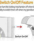 Keep curious kids safe with invisible magnetic cabinet locks featuring switch on/off mechanism for easy use and safety