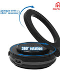 Vacuum Car Phone Mount Holder With Magnetic 360 Degree Rotatable Stand black