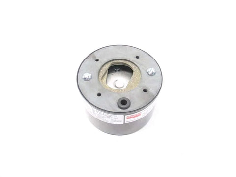 Compact 5X400A Magnetic Disc Brake for 115V AC systems, top view, showing mounting holes and central disc.