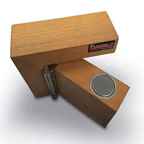 Concealed Magnetic Door Catch Set Heavy Duty Super Quiet Close For Thick Doors Over Thirty Millimeters Slim Hidden Magnet System shown installed