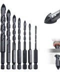 Magnetic Screwdriver Drill Bit Set 7 Piece Anti Slip Alloy Steel Durable Bits With Strong End Magnet for electric screwdrivers and drills