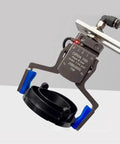 Magnetic Gripper Fixture For Pneumatic Systems And Automated Workflows, precise robot arm attachment, red wine color, close-up view