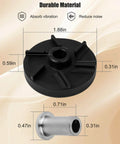 Magnetic Impeller And Bearing Housing Kit For CRATHCO D25 D255 D35 D355 D15 D155 Pumps Replacement Standard Magnetic Impeller And Bearing Sleeve 3 Pack Contactless Drive Technology Reducing Wear Leakage And Maintenance