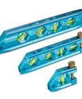 Three Piece Magnetic Level Tool Set With 2.5 Inch, 6.25 Inch And 8 Inch Levels, High Visibility Vials, V Groove Base, Aluminum Alloy, Magnets