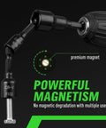 Close-up of 20 Piece Magnetic Nut Driver Set With Metric And SAE Sizes, showing premium magnet holding screw for secure fastening.