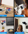 Magnetic Phone Holder With Vacuum Grip Technology And 360 Degree Rotation Tri Axis Adjustable Mag Grip N Go in various settings