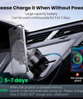 Magnetic Phone Holder With Vacuum Grip Technology And 360 Degree Rotation Tri Axis Adjustable Mag Grip N Go in car dashboard
