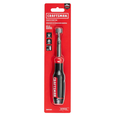 Reach tight spots effortlessly with this strong magnetic pickup tool, extending from 6.25 to 24 inches and lifting up to 2 pounds.
