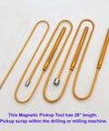 Flexible Magnetic Pickup Tool Set Three Pack With 26 Inch Bendable Extension And Three Magnet Sizes 4mm 7mm And 11mm