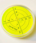 Magnetic Round Bubble Level Tool Pro Grade Bullseye Inclinometer for Machinists and DIY Enthusiasts Pocket 2.4 Inch 60mm