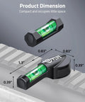 Magnetic Scope Leveling Kit With High Visibility Bubble Level For Precise Optics Alignment And Rock Solid Mounting On Iron Surfaces Built With A Heavy Duty Metal Structure For Long Lasting Field Use Cvlife shown in compact dimensions.