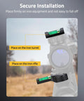 Magnetic Scope Leveling Kit With High Visibility Bubble Level for precise optics alignment on rifle and turret, Cvlife.