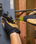 Using All-In-One Magnetic 14-In-1 Screwdriver Set With 13 Bits And One Quarter Inch Nut Driver, Klein Tools, on electrical panel