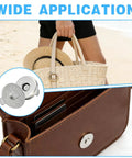 Magnetic Purse Snap Clasps 14mm Silver Tone Sets For Bags Handbags Purses And Clothing DIY Closures No Tools Required Easy Install 50 Sets