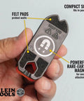 Compact Magnetic Stud Finder And Level With Bubble Vial For Wood And Metal Detection Rare Earth Magnet For Fast Metal Studs And Fasteners
