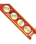 Compact 6-Inch magnetic torpedo level with a V-groove for conduit work, aluminum body, hands-free stability, 0/30/45/90 degree vials