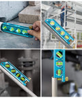Magnetic 6.25 Inch Torpedo Level With 0 Degree 30 Degree 45 Degree 90 Degree Bubbles V Groove used on pipes and metal surfaces