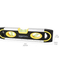 Compact 9-Inch Magnetic Torpedo Level With Built In Ruler Provides Quick, Accurate Checks On DIY Projects, Furniture Hanging, And Wall Alignment