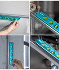 High Visibility 8 Inch Magnetic Torpedo Level With Four Bubbles 0 Degree 30 Degree 45 Degree And 90 Degree V Groove Large Viewing Window Aluminum Alloy Body Hanging Hole SAE And Metric Scale For DIYers And Home Projects Duratech in various installation settings
