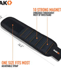 Magnetic Wristband For Tools With Powerful Magnets, Premium Tool Belt For Holding Screws And Nails, Great Gift For Dad Husband Grandpa Handyman Diyer, A Cool Gadget For DIY Projects showing 10 strong magnets