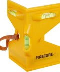Pro Grade Magnetic Post Level 2 Pack For Leveling And Plumb Posts Railings Decks And Water Pipes With Strip Magnets And Rubber Strap, yellow