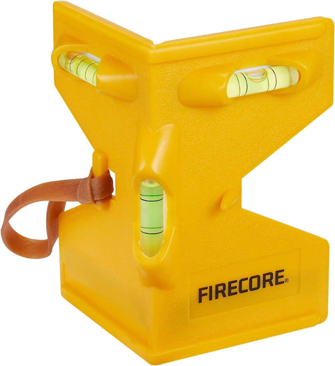 Pro Grade Magnetic Post Level 2 Pack For Leveling And Plumb Posts Railings Decks And Water Pipes With Strip Magnets And Rubber Strap, yellow