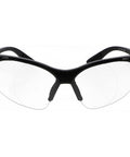 Front view of Magnifying Safety Glasses With UV Protection Z87.1 Frame 1.50 Diopter Lens featuring wrap-around design