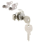 Effortless replacement mailbox lock that fits most brands, with 5 cams and NA-14 keyway for secure access, nickel finish