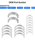 Engine Crankshaft Main And Connecting Rod Bearing Kit For Scion FRS Subaru BRZ Toyota 86 And More Street Ready Fit For Forester Impreza Legacy Outback XV Crosstrek 2011 Through 2022 Replacement Bearings Set showing main and rod bearings