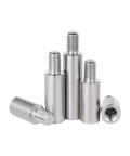 Male To Female Round Standoff Studs, 304 Stainless Steel PCB Spacers M2.5 To M6, five pieces in various lengths view