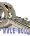Male Rod End 1/2 POSB8L Left Hand Bearing - VXB Ball Bearings