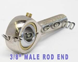 Male Rod End 3/8 POSB6L Left Hand Bearing - VXB Ball Bearings