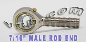 Male Rod End 7/16 POSB7 Right Hand Bearing - VXB Ball Bearings