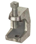 Secure, versatile top beam clamp for 1/4 in strut channels that safely suspends threaded rod, conduit hangers, and electrical boxes
