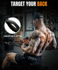 Person using Tricep Rope Cable Attachment Handles For Greater Range Of Motion On Tricep Pushdowns Crunches And Face Pulls at gym.