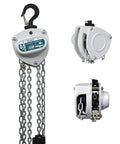 Industrial Grade Manual Chain Hoist 1100 Lb Capacity With 10 Ft Lift Reach And 3 Meter Chain Fall Come Along Hand Chain Hoist showing different angles