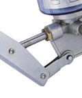 Manual Grease Pump LSG05 Hand Operated Lubricator, 6mm Outlet, 500cc Capacity shown in close-up of aluminum alloy lever mechanism