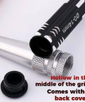 Multipurpose Manual Hole Punch With Adjustable 0 To 14mm Range Reamer Steel Body Hand Drill close-up showing hollow grip