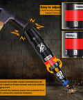 Half Inch Hand Impact Driver Set, 13 Piece Manual Reversible Kit With S2 Steel Bits For Disengaging Rusted Fasteners Or Frozen Bolts, Built Tough With Chrome Vanadium, Your Go To Tool For Heavy Duty Jobs By Aiourx.