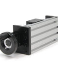 100mm Effective Travel Dual Optical Axis Manual Sliding Table with SFU1605 Ball Screw, Linear Rail Guide, Handwheel, C7 Precision