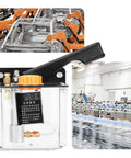 Manual Lubricating Pump Right Hand 0.6L Tank For CNC Machine Tools HP 5R Piston Hand Pump