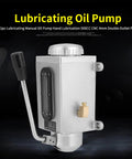 Heavy Duty Manual Lubrication Pump With Double Outlet Port 500CC CNC 4mm Oiler For Punching Machine And Lathe Machine Metal Construction
