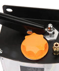 Manual Lubricating Pump For CNC Machines 5L Oil Pump 650CC left hand operated with black handle and orange cap