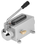 Heavy Duty Lubricating Oil Pump For Lathe And Milling Machines Double Port Manual Oil Oiler With Metal Body Leak Proof Seals